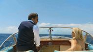 Ridge and Brooke in a boat on The Bold and the Beautiful | Image: CBS